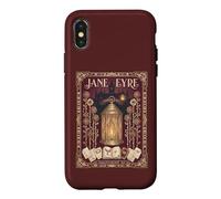 Custodia per iPhone X/XS Jane Eyre & Signor Rochester, Thornfield Hall, Charlotte Bronte
