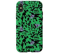 Custodia per iPhone X/XS Jaws Green Shark Camo All Over Print