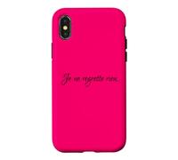Custodia per iPhone X/XS Je Ne Regrette Rien Non rimpiango nulla