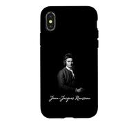 Custodia per iPhone X/XS Jean-Jacques Rousseau Filosofo illuminista