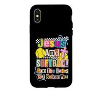 Custodia per iPhone X/XS Jesus And Softball Run The Bases Set Before You