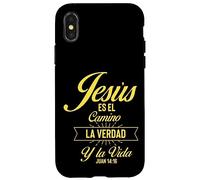 Custodia per iPhone X/XS Jesus Es el Camino La Verdad Y La Vida Juan 14:16 Donne Uomini
