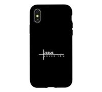 Custodia per iPhone X/XS Jesus Loves You