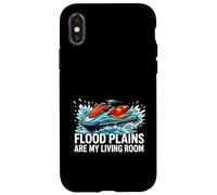 Custodia per iPhone X/XS Jet Skiing Flood Plains Are My Living Room