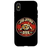 Custodia per iPhone X/XS Jiu Jitsu OSS Arti marziali brasiliane Sport da combattimento