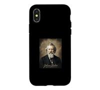 Custodia per iPhone X/XS Johannes Brahms Compositore