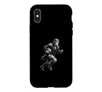 Custodia per iPhone X/XS John Quincy Adams - Pallone da calcio