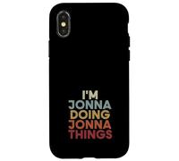 Custodia per iPhone X/XS Jonna Name Jonna Personalized Name First Given