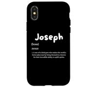 Custodia per iPhone X/XS Joseph Definition Personalized Name Custom Costume For Joes