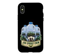 Custodia per iPhone X/XS JUG SPROUT CREW Semina Invernale Germogli Giardino