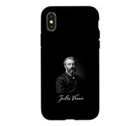 Custodia per iPhone X/XS Jules Verne Classic Fantascienza Autore Omaggio