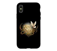Custodia per iPhone X/XS Juneteenth Free Indeed Dove Broken Chain