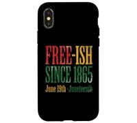 Custodia per iPhone X/XS Juneteenth Free-ish Since 1865 Freedom Day