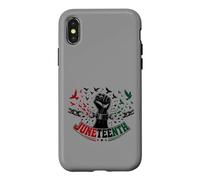 Custodia per iPhone X/XS Juneteenth Freedom Day Emancipation Fist