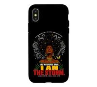 Custodia per iPhone X/XS Juneteenth La tempesta 1865 Nero Donne Nero Storia Mese