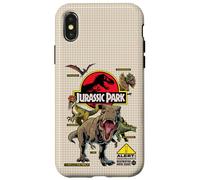 Custodia per iPhone X/XS Jurassic Park Dinosaur Breach