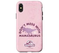Custodia per iPhone X/XS Jurassic World Don’t Mess With Mamasaurus