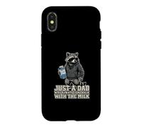 Custodia per iPhone X/XS Just A Dad Who Always Came Back With The Milk