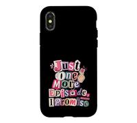 Custodia per iPhone X/XS Just One More Episodio I Promise K Drama Funny
