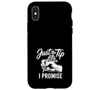 Custodia per iPhone X/XS Just the Tip I Promise - Inchiostro divertente per tatuatori
