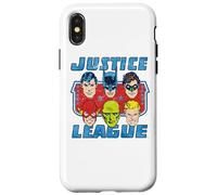 Custodia per iPhone X/XS Justice League Faces of Justice