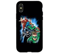 Custodia per iPhone X/XS Justice League Heroes Unite