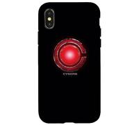 Custodia per iPhone X/XS Justice League Movie Cyborg Logo