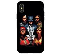 Custodia per iPhone X/XS Justice League Movie Save The World Poster