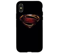 Custodia per iPhone X/XS Justice League Movie Superman Shield Logo