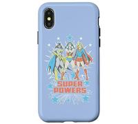 Custodia per iPhone X/XS Justice League Super Powers X3
