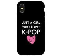 Custodia per iPhone X/XS K-Pop Girl Woman Amante della musica Coreano KPop Dance Bambini popolari