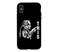 Custodia per iPhone X/XS Kant Touch This Funny Philosophy Pun regalo per filosofi