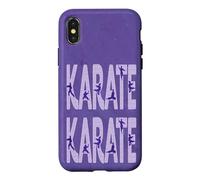 Custodia per iPhone X/XS Karate Femminile