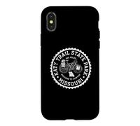 Custodia per iPhone X/XS Katy Trail State Park Missouri Ciclismo Bicicletta Bicicletta