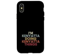 Custodia per iPhone X/XS Kenyatta Name Kenyatta Personalized Name First Given