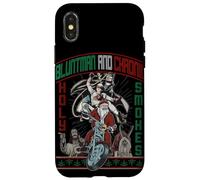 Custodia per iPhone X/XS Kevin Smith Jay & Silent Bob Xmas Holy Smokes Biker Babbo Natale