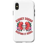 Custodia per iPhone X/XS Kidney Squad Mantenerlo Dialisi Renale Warrior Art