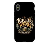 Custodia per iPhone X/XS Kitchen Witch Pantry Alchemist Cucina Maga Erbe Strega