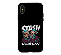 Custodia per iPhone X/XS Knitting Yarn Hoarder Stash Goblin Crochet Crafter