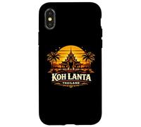 Custodia per iPhone X/XS Koh Lanta Thailandia Sunset Island Travel Design