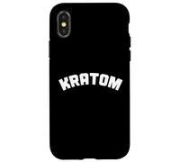 Custodia per iPhone X/XS Kratom Tea Lovers Mostra il sostegno mondiale