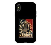 Custodia per iPhone X/XS Kronos Titano greco Dio del Tempo Mitologia Potere