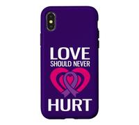 Custodia per iPhone X/XS L"amore non dovrebbe mai ferire l"abuso narcisistico Violenza domestica