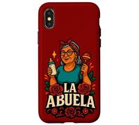 Custodia per iPhone X/XS La Abuela - Divertente design per nonne messicane