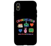 Custodia per iPhone X/XS La comunicazione sembra diversa per tutti AAC