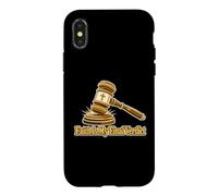 Custodia per iPhone X/XS La fede è il mio verdetto finale Christian Gavel