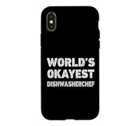 Custodia per iPhone X/XS La lavastoviglie più bella del mondo Funny Dishwasherchef