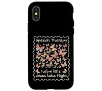 Custodia per iPhone X/XS La logopedia aiuta le piccole voci a prendere il volo SLP