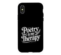 Custodia per iPhone X/XS La poesia è la mia terapia