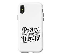 Custodia per iPhone X/XS La poesia è la mia terapia